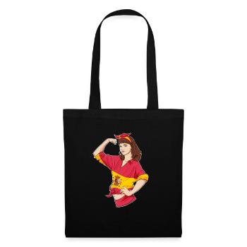 Fille espagnole incassable I Héritage espagnol I - Sac en tissu - noir - Devant