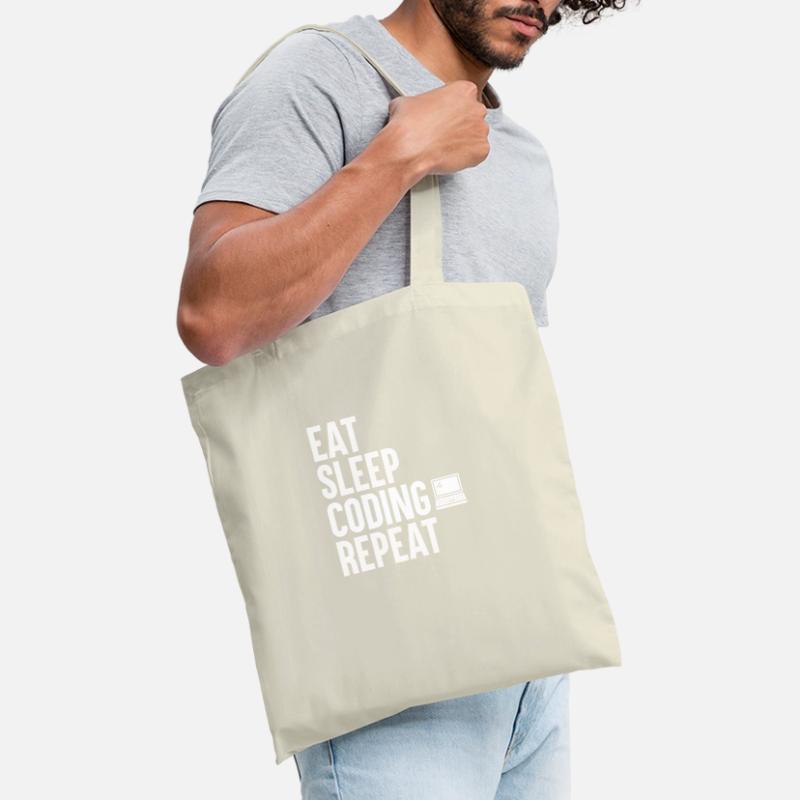 Programmeur de codage Coder Développeur de logiciels Sac en tissu