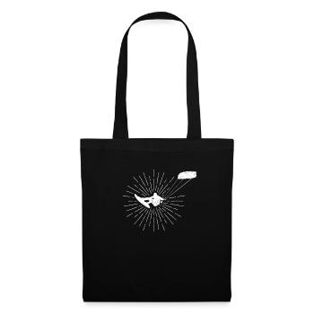 Kiteboarding Surfing Kiteboarder Surfboarding Kite - Tote Bag - black - Front