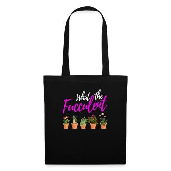 What The Fucculent Funny Botanical Garden - Tote Bag - black - Front