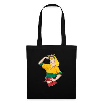 Lithuanian Girl Unbreakable I Heritage Lithuania - Stoffbeutel - Schwarz - Vorne