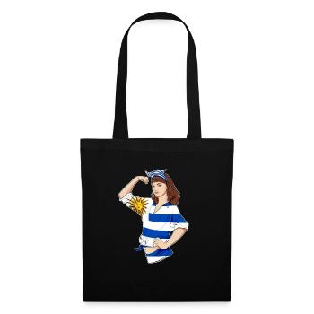 Uruguay Girl Unbreakable I Uruguay Héritage I - Sac en tissu - noir - Devant