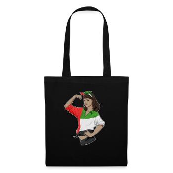 Arab Girl Unbreakable I Heritage United Arab - Stoffbeutel - Schwarz - Vorne