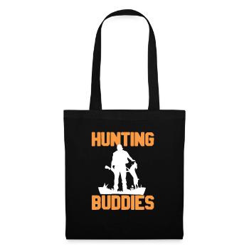Hunting Buddies Awesome Hunter T-Shirt - Stoffbeutel - Schwarz - Vorne