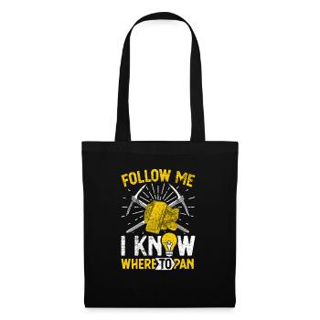 Inondation d’or Extraction d’or - Sac en tissu - noir - Devant