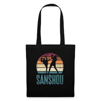 Chinese Martial Arts Sanshou Chinese Boxing - Tote Bag - black - Front
