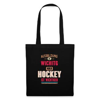 Funny Sayings Design Hockey Cool Saying - Tote Bag - black - Front
