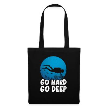 Summer Lifetsyle Diving Deep Underwater Gift - Tote Bag - black - Front