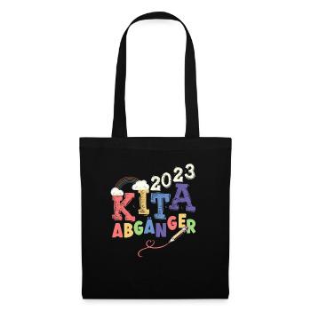 Kita Abgänger 2023 Kindergarten Geschenk - Stoffbeutel - Schwarz - Vorne