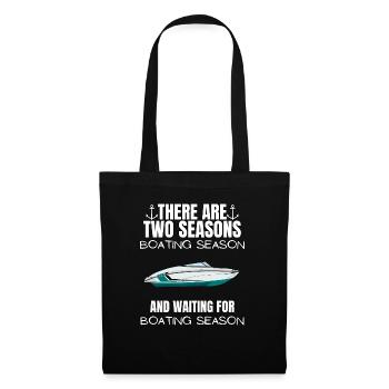 Boat Regatta . Powerboat motor yacht . Yacht Sailing - Tote Bag - black - Front