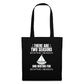 Boat Regatta . Powerboat motor yacht . Yacht Sailing - Tote Bag - black - Front