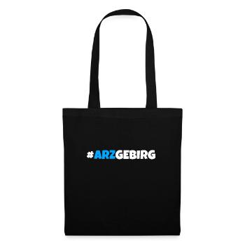 Arzgebirg mei Haamit - Stoffbeutel - Schwarz - Vorne