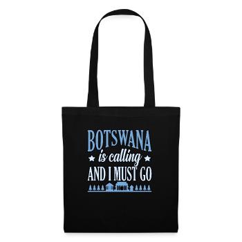 Botswana - Stoffbeutel - Schwarz - Vorne
