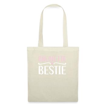 Brunette Bestie Brown Hair Blonde Best Friend - Tote Bag - nature - Front