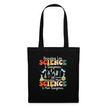 Science is dangerously funny - Tote Bag - black - Front