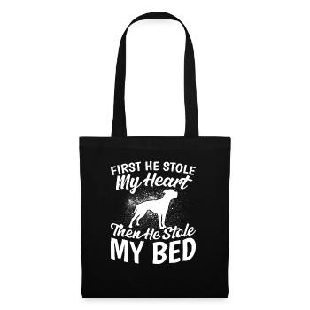 American Bulldog He Has My Heart - Tote Bag - black - Front
