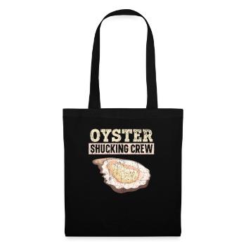 Oyster Shucking Crew Seafood Seashell Mollusc - Tote Bag - black - Front