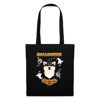 Happy Halloween I Dog Lover I Akita Inu - Tote Bag - black - Front