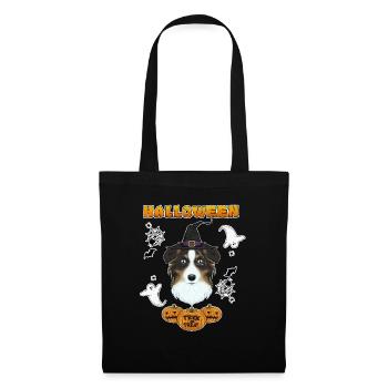 Happy Halloween I Dog Lover I Australian Shepherd - Tote Bag - black - Front