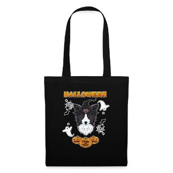 Happy Halloween I Dog Lover I Border Collie - Tote Bag - black - Front