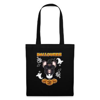 Happy Halloween I Dog Lover I French Bulldog - Tote Bag - black - Front