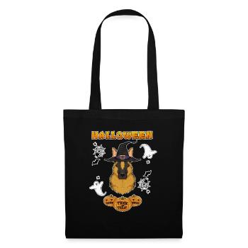 Happy Halloween I Dog Lover I German Shepherd - Tote Bag - black - Front