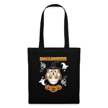 Happy Halloween I Dog Lover I Havanese - Tote Bag - black - Front