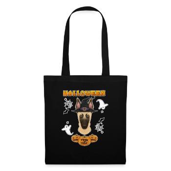 Happy Halloween I Dog Lover I Malinois - Tote Bag - black - Front