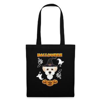 Happy Halloween I Dog Lover I Maltese - Tote Bag - black - Front