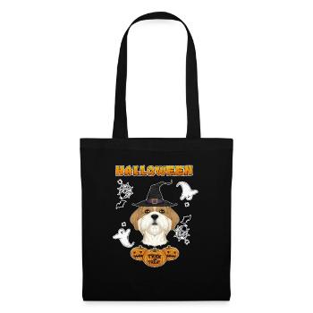 Happy Halloween I Dog Lover I Shih Tzu - Tote Bag - black - Front
