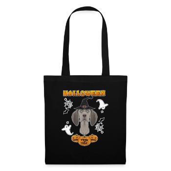 Happy Halloween I Dog Lover I Weimaraner - Tote Bag - black - Front