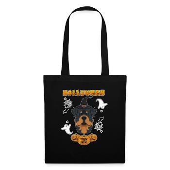 Happy Halloween I Dog Lover I Rottweiler - Tote Bag - black - Front