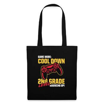 Kids Back to School Gamer Mode 2nd Grade Level - Stoffbeutel - Schwarz - Vorne