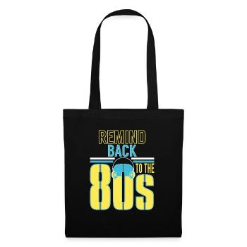 Back To The 80s Retro Walkman - Tote Bag - black - Front