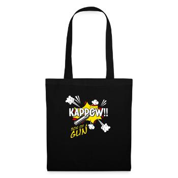 Kappow Bullets Gun Explosion Big bang Aesthetic - Tote Bag - black - Front