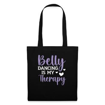 Belly Dancing Is My Therapy Shimmy Belly Dancer - Tote Bag - black - Front