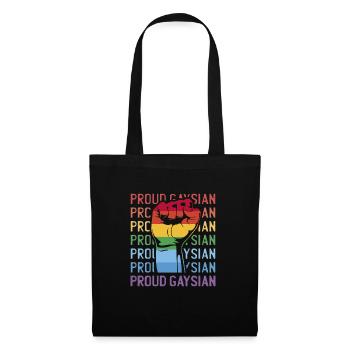 Gay Lesbian LGBTQ Pride Gaysian I Cadeau - Sac en tissu - noir - Devant