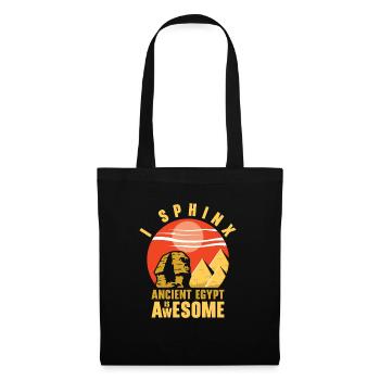 Egyptian Myth Ancient Hieroglyphs Symbols - Tote Bag - black - Front