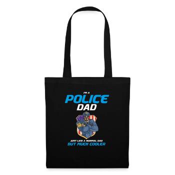 I'm A Police Dad Just Like A Normal Dad - Sac en tissu - noir - Devant