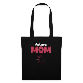 Future Mom Loading, New Mother Gift Pregnant Mom - Tote Bag - black - Front