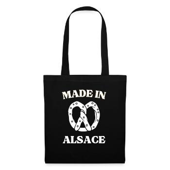 MADE IN ALSACE BRETZEL - Sac en tissu - noir - Devant