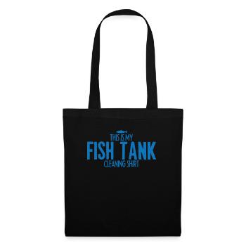 Fisch-Tanks - Stoffbeutel - Schwarz - Vorne