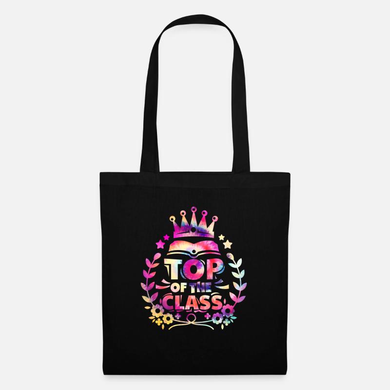 Haut de la classe Retour à l’école - Sac en tissu - noir