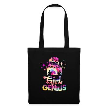 Fille Genius Retour à l’école - Sac en tissu - noir - Devant