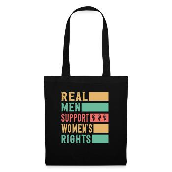 Pro Choice Féministe Des Droits des Femmes Féminisme - Sac en tissu - noir - Devant