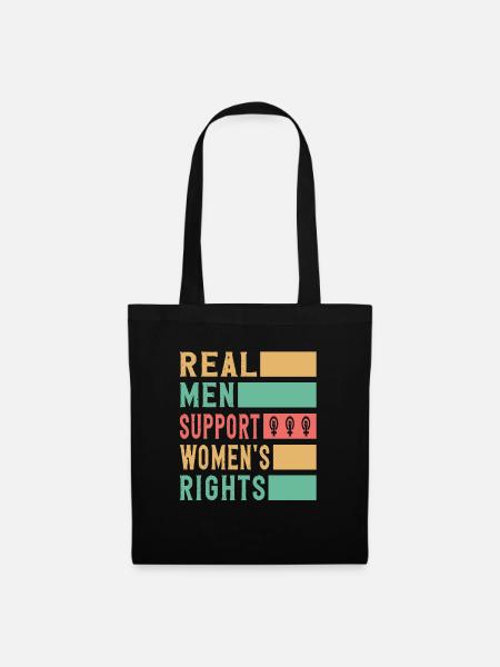 Pro Choice Feminist Women's Rights Feminism - Stoffbeutel - Schwarz