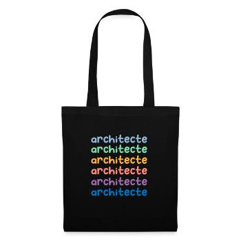 future architecte - Sac en tissu - noir - Devant