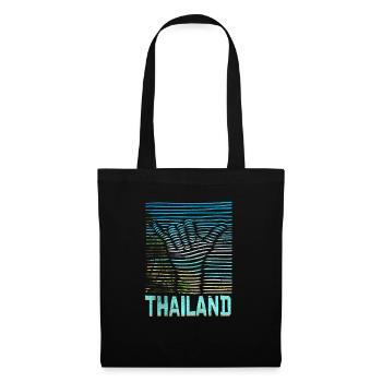 Thailand - Stoffbeutel - Schwarz - Vorne