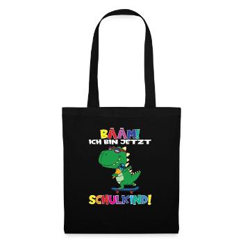 Bääm! Ich Bin Jetzt Schulkind Einschulung - Stoffbeutel - Schwarz - Vorne