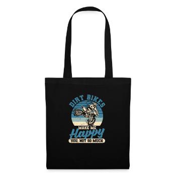 Funny Motocross Enduro Bike Rider Dirt Bikes Make - Tote Bag - black - Front